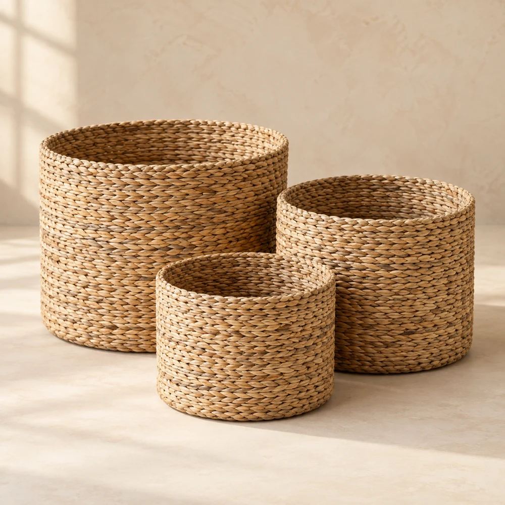 Collected Home Basket Trio — Natural